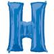 34in Blue Letter Balloon (H)